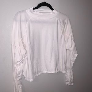 Free People White Long Sleeve